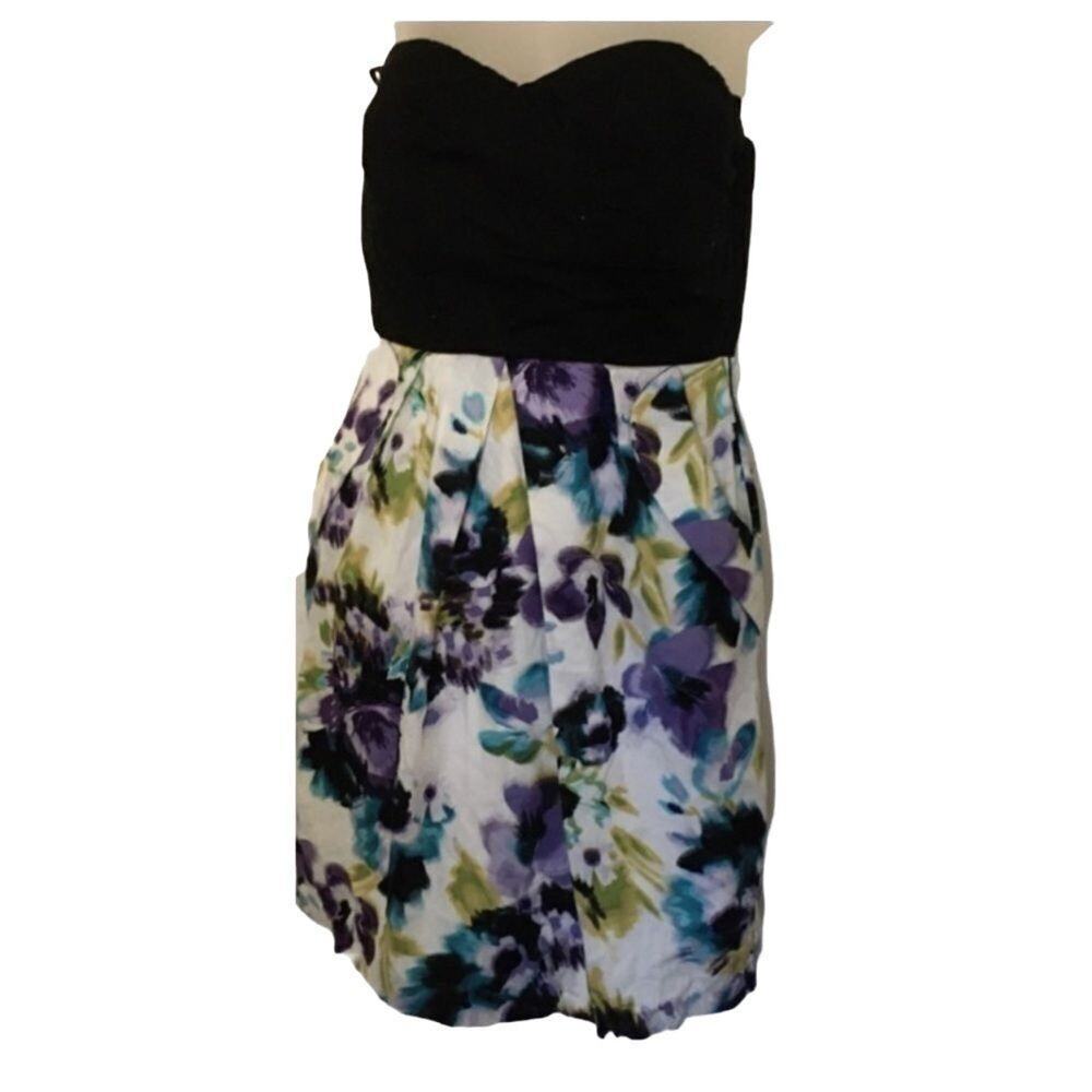 IZ Byer strapless dress with pockets size 7
